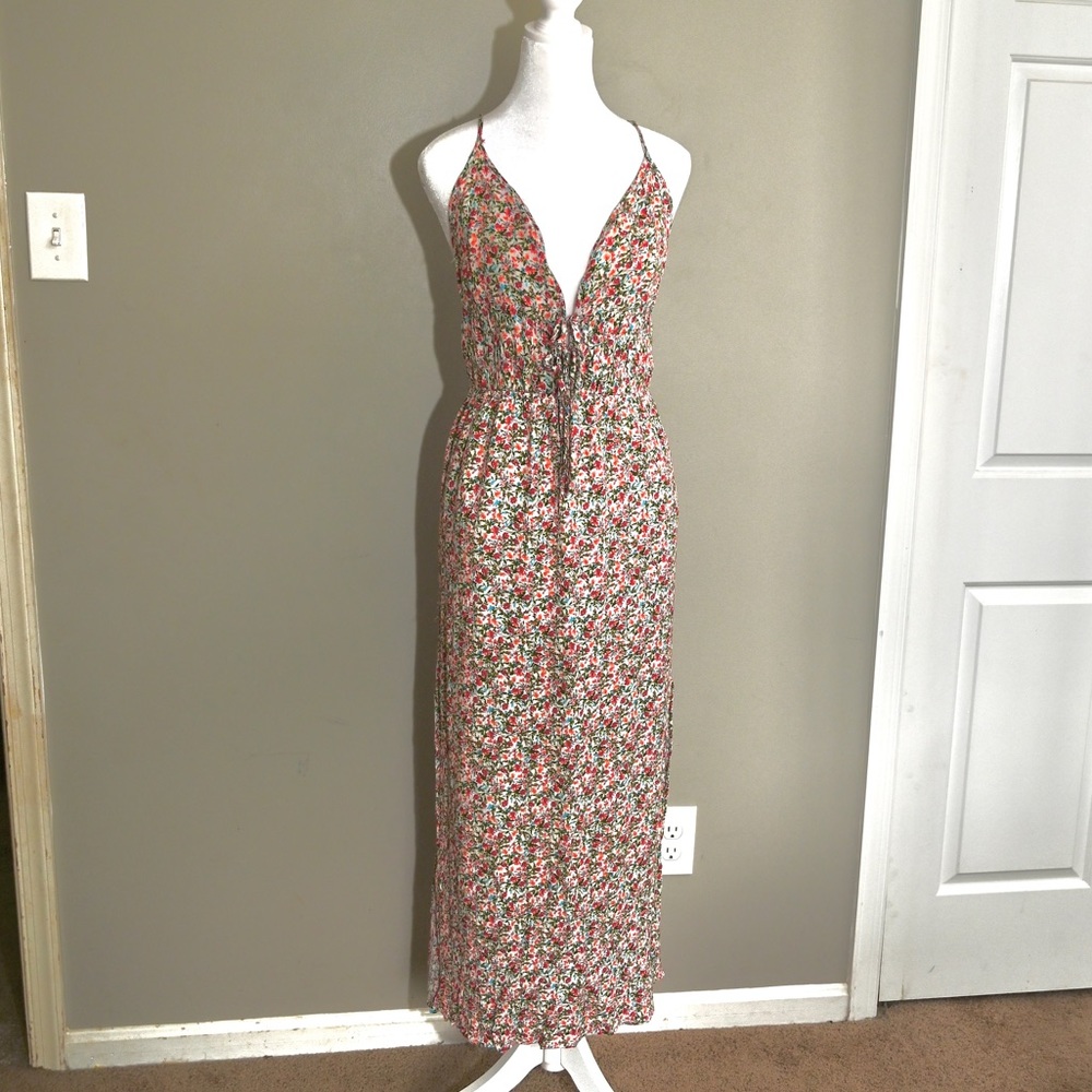 Wild bloom maxi dress